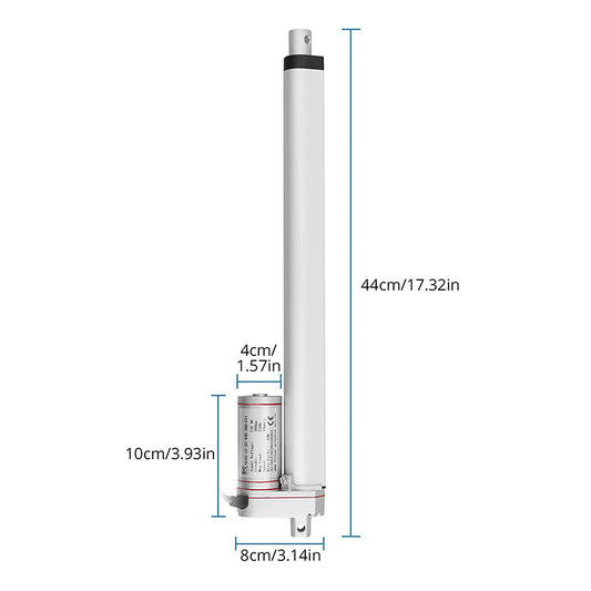 AUTOUTLET Linear Motor Adjustment Drive Gate Opener Linear DC 12V 750N 300mm