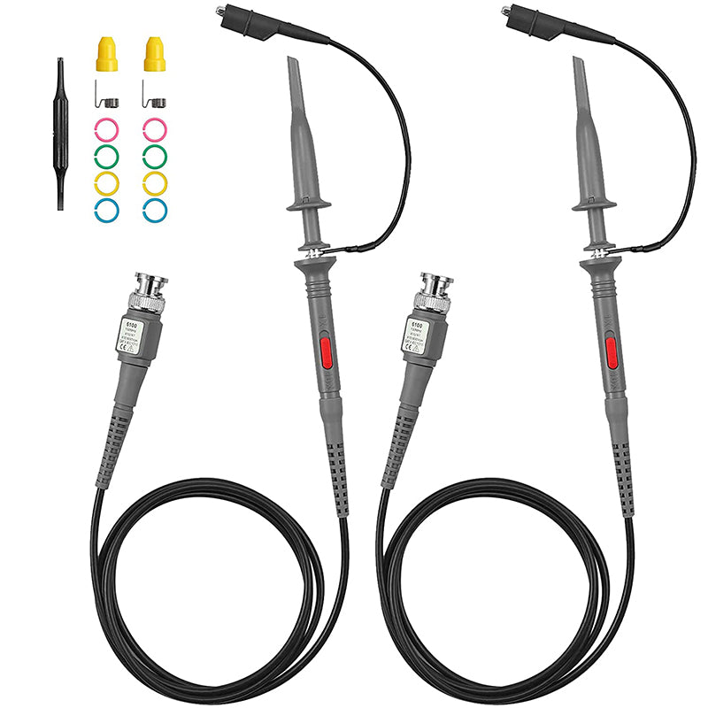 AUTOUTLET P6100 100MHz X10 Range Oscilloscope Clip Probes