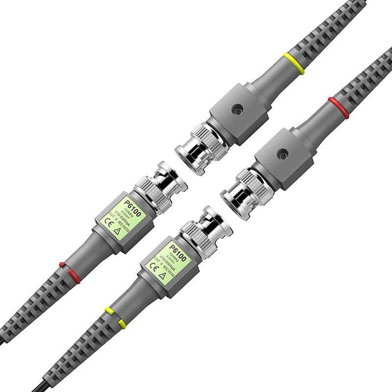 AUTOUTLET 2 Packs P6100 100MHz Oscilloscope Clip Probes