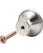 AUTOUTLET 10PCS Cabinet Handle Knobs Silver