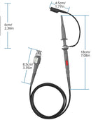 AUTOUTLET P6100 100MHz X10 Range Oscilloscope Clip Probes